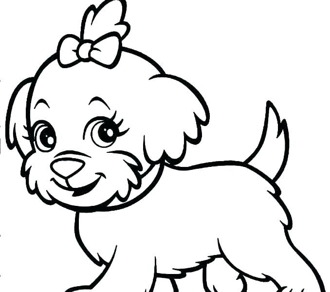 678x600 Free Coloring Pages Dogs