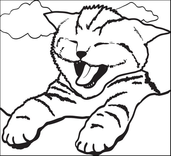700x640 Free Coloring Pages Cats Kittens Bgcentrum