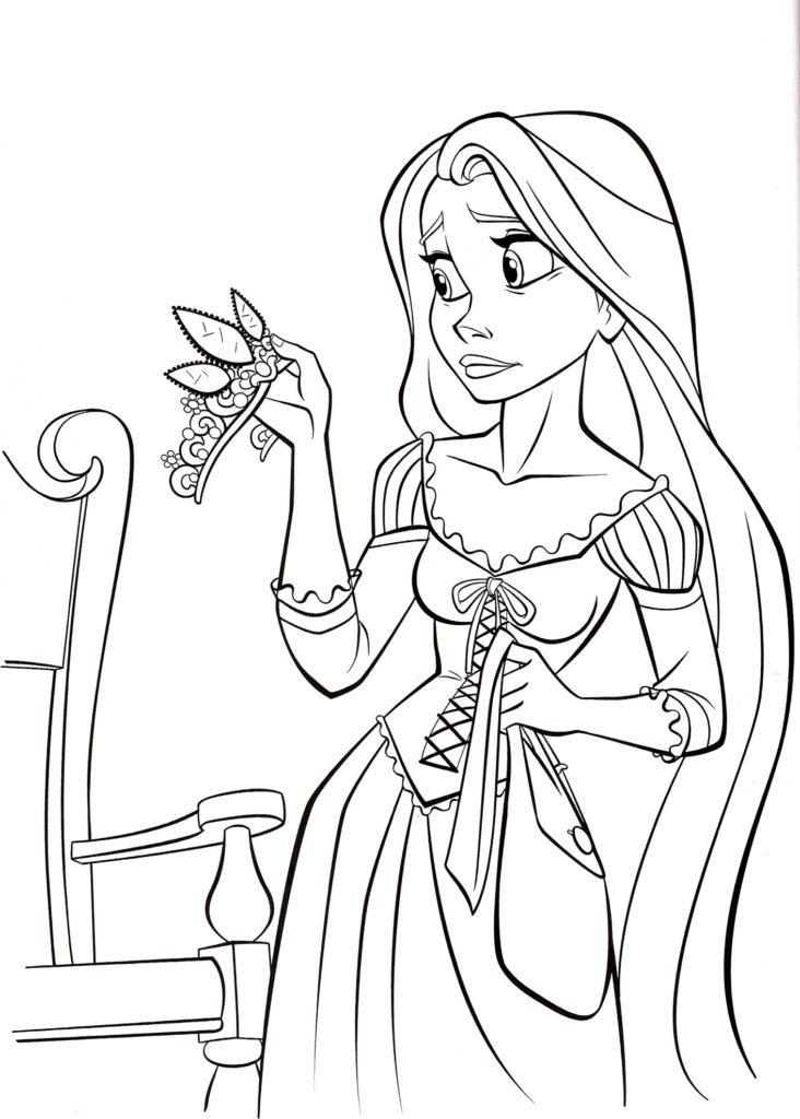 732x1024 Online Coloring Pages Of Disney Characters Inside Free Coloring