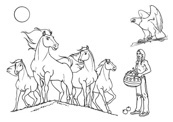 600x424 Horse Coloring Pages Online