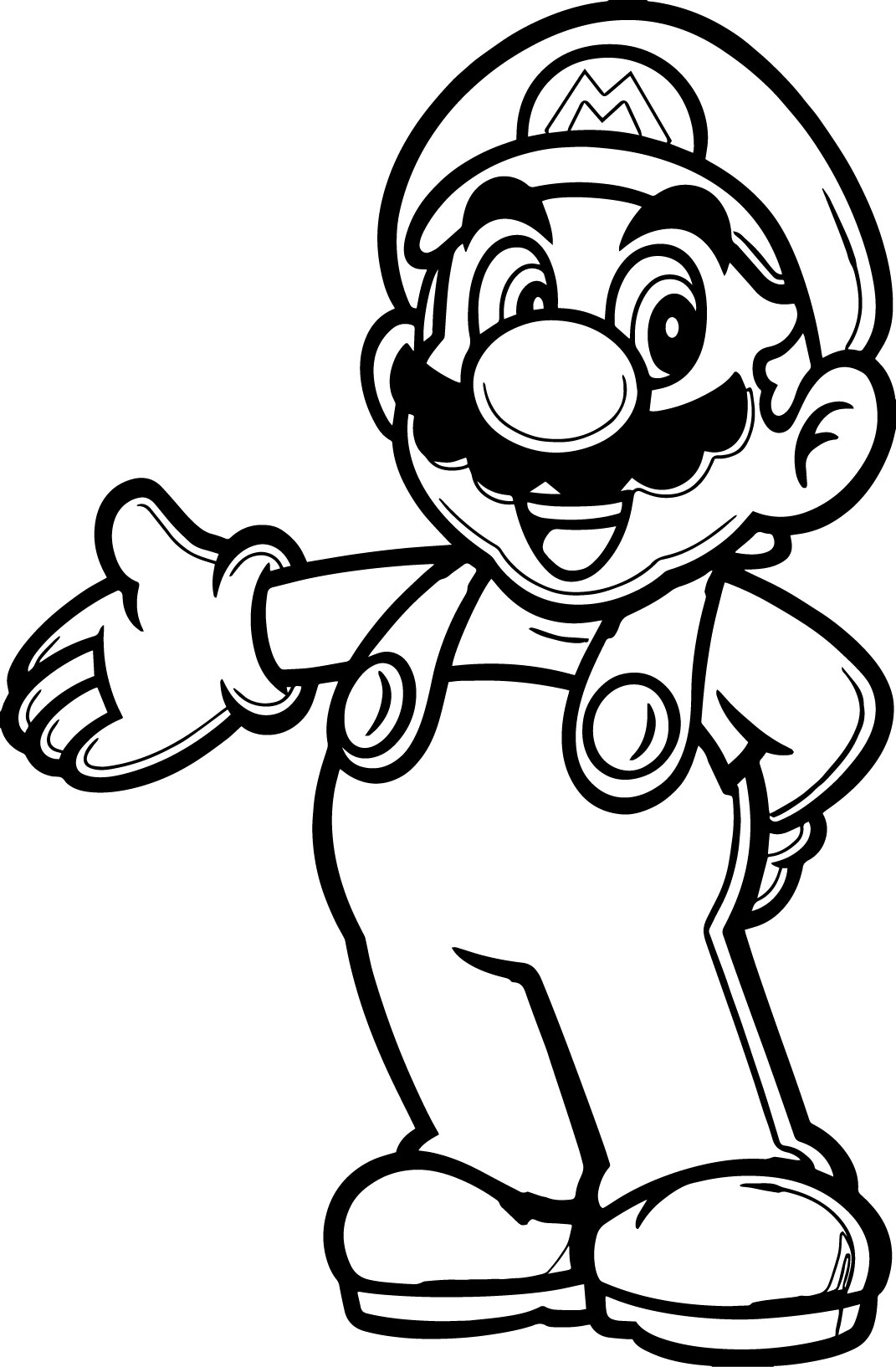 1071x1634 Free Coloring Pages Mario Brothers Page With New Sup On Dazzling