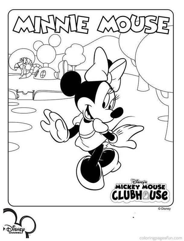 610x800 Mickey Mouse Clubhouse Coloring Pages
