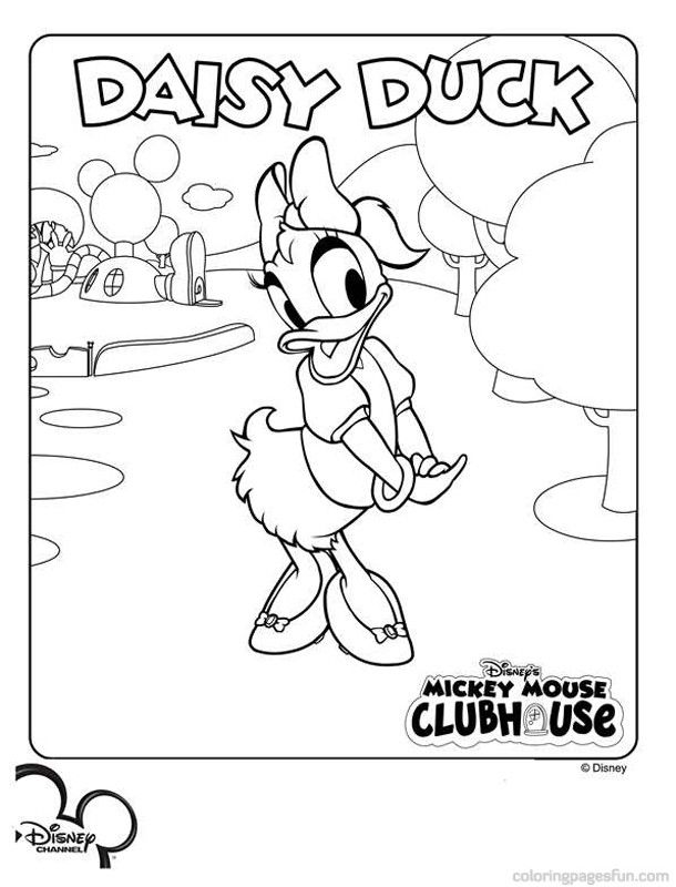 610x800 Mickey Mouse Clubhouse Coloring Pages
