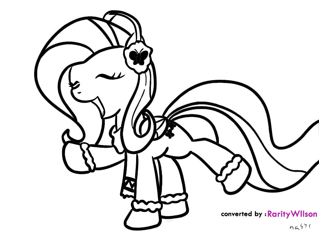 1024x768 My Little Pony Friendship Is Magic Coloring Page, My Little