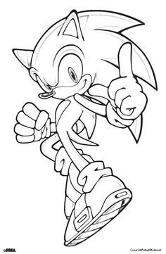 236x361 Free Printable Sonic The Hedgehog Coloring Pages For Kids Sonic