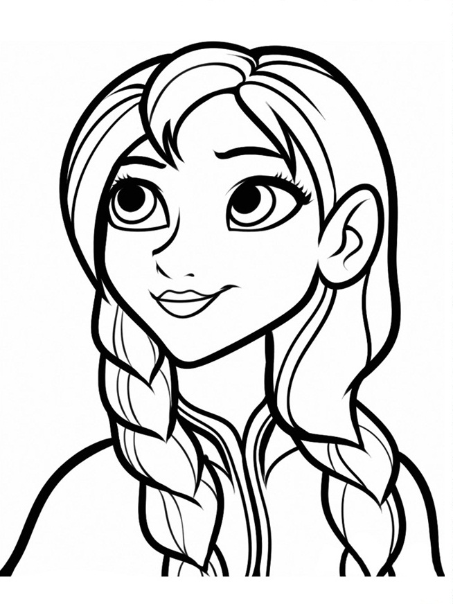 654x872 Free Printable Frozen Coloring Pages For Kids Best