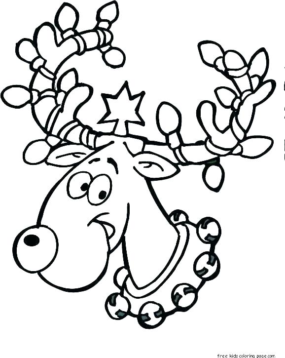 578x725 Free Reindeer Coloring Pages Coloring Page Free Rudolph Coloring