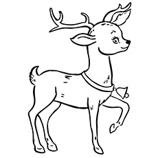230x230 Top Free Printable Reindeer Coloring Pages Online