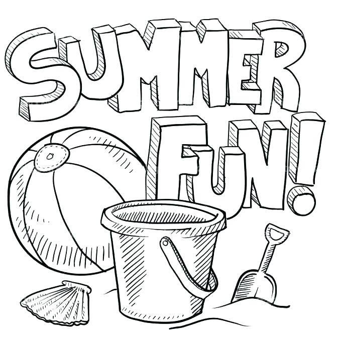 671x671 Summer Coloring Pages Printable Summer Coloring Pages Child