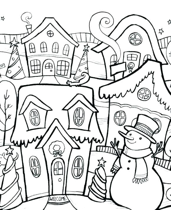 580x713 Good Winter Coloring Pages Good Coloring Pages As Unique Article