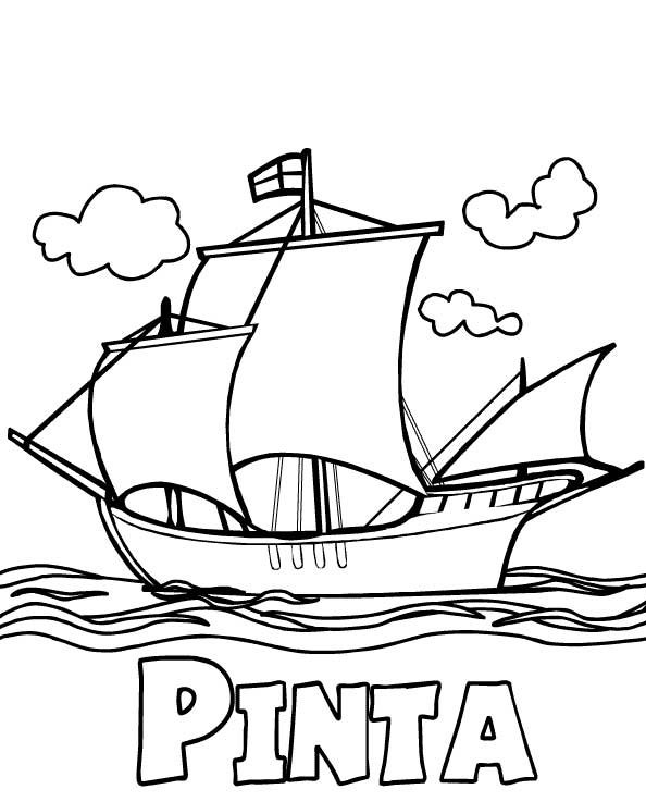 594x737 Columbus Day Coloring Pages