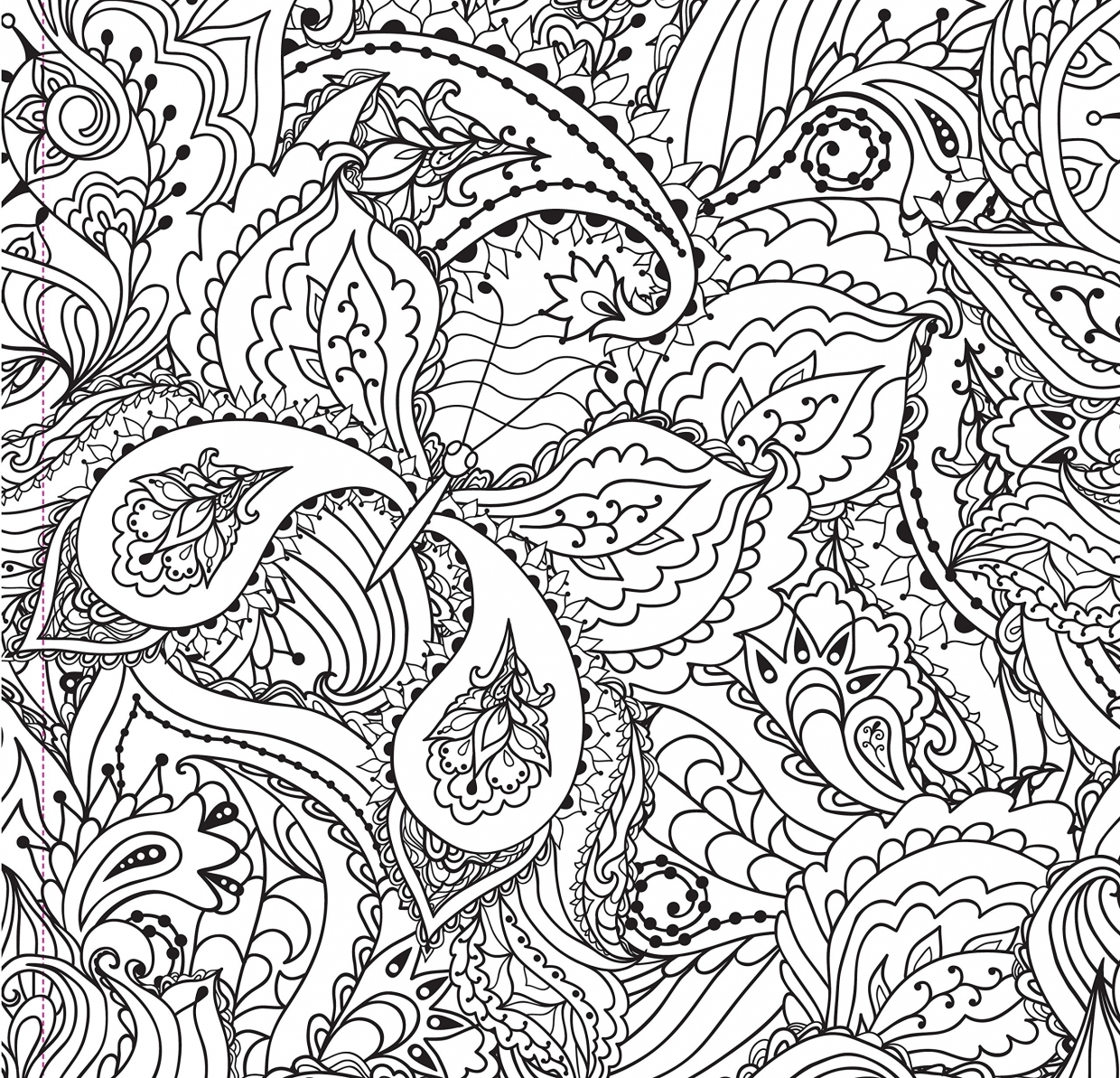 1240x1193 Free Complex Coloring Pages