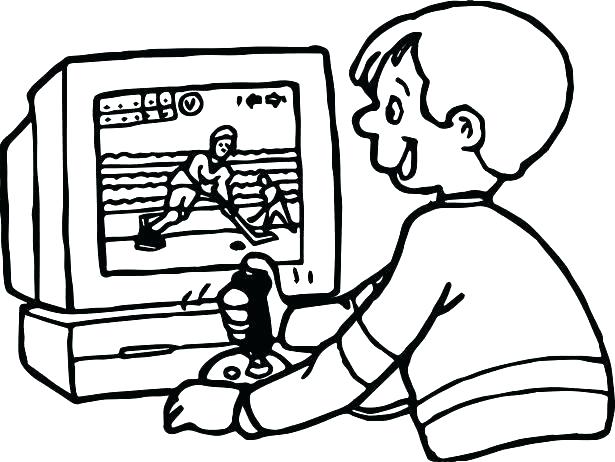615x462 Hockey Coloring Pages Coloring Pages On Computer Hockey Coloring
