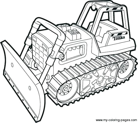 567x504 Construction Coloring Page Bulldozer Coloring Page Construction