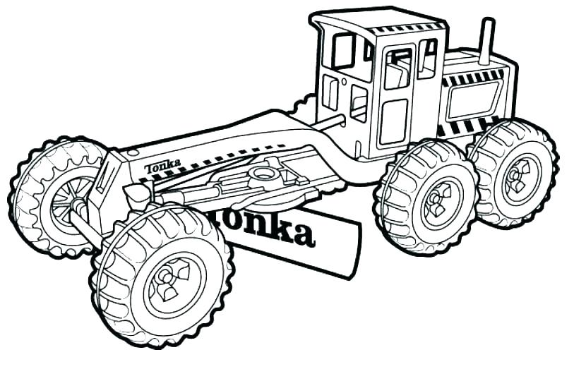 830x540 Bulldozer Coloring Pages Free Construction Coloring Pages