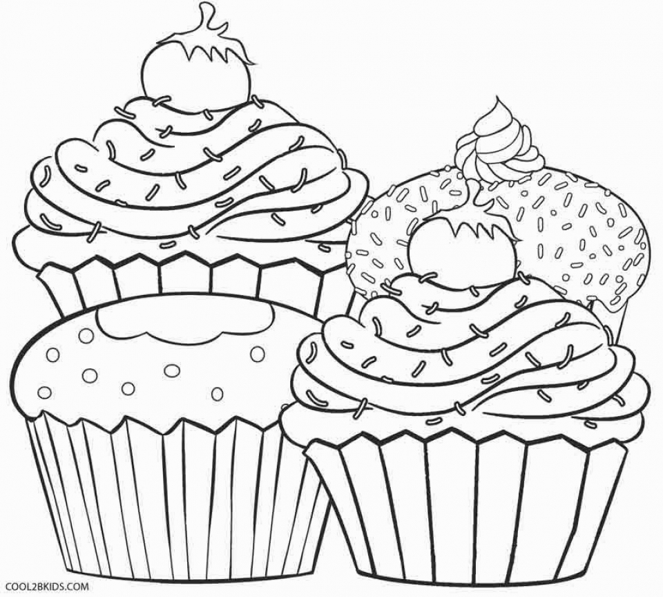 960x864 Get This Cupcake Coloring Pages Free !