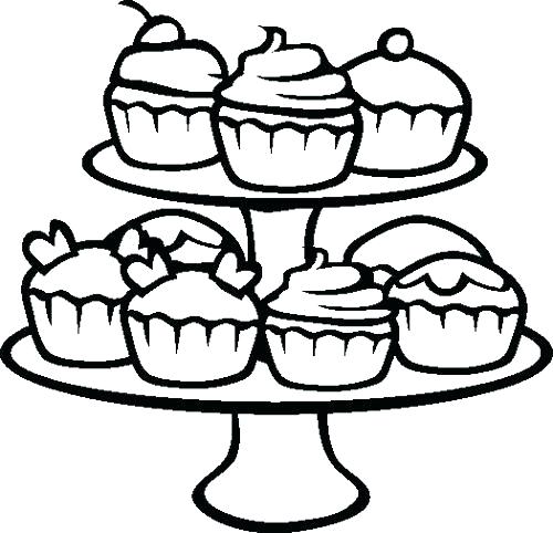 500x482 Coloring Book Pages Of Cupcakes Cupcake Coloring Sheets Cupcakes