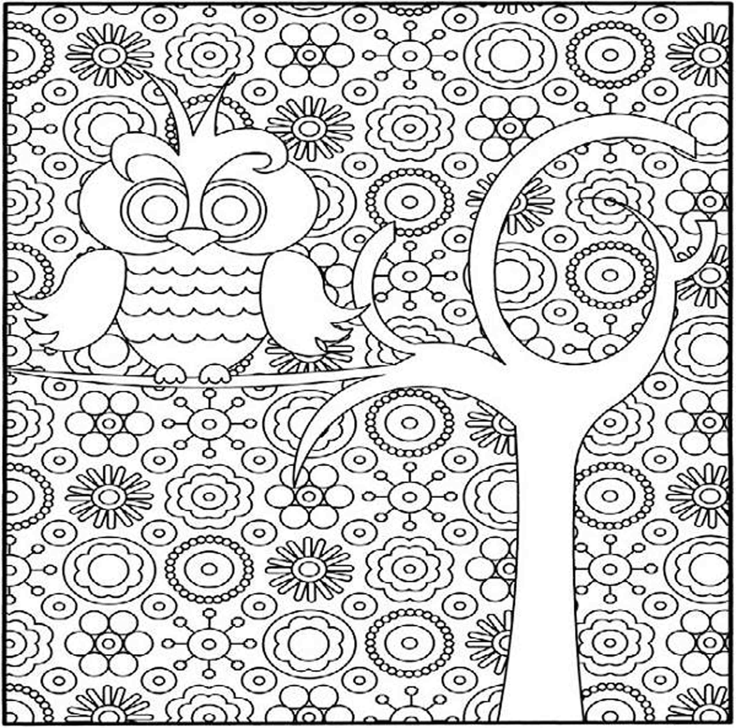 2550x2525 Free Printable Difficult Coloring Pages Saloneye Info In Hard