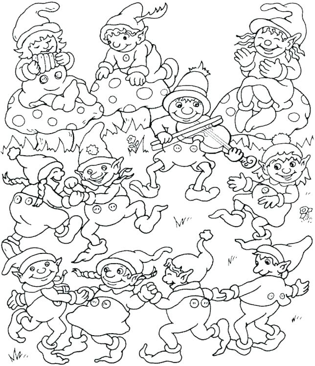 644x748 Difficult Christmas Coloring Pages Difficult Coloring Pages