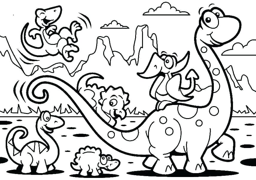856x602 Printable Coloring Pages Dinosaur Coloring Pages Free Printable