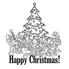 230x230 Top Free Printable Disney Christmas Coloring Pages Online