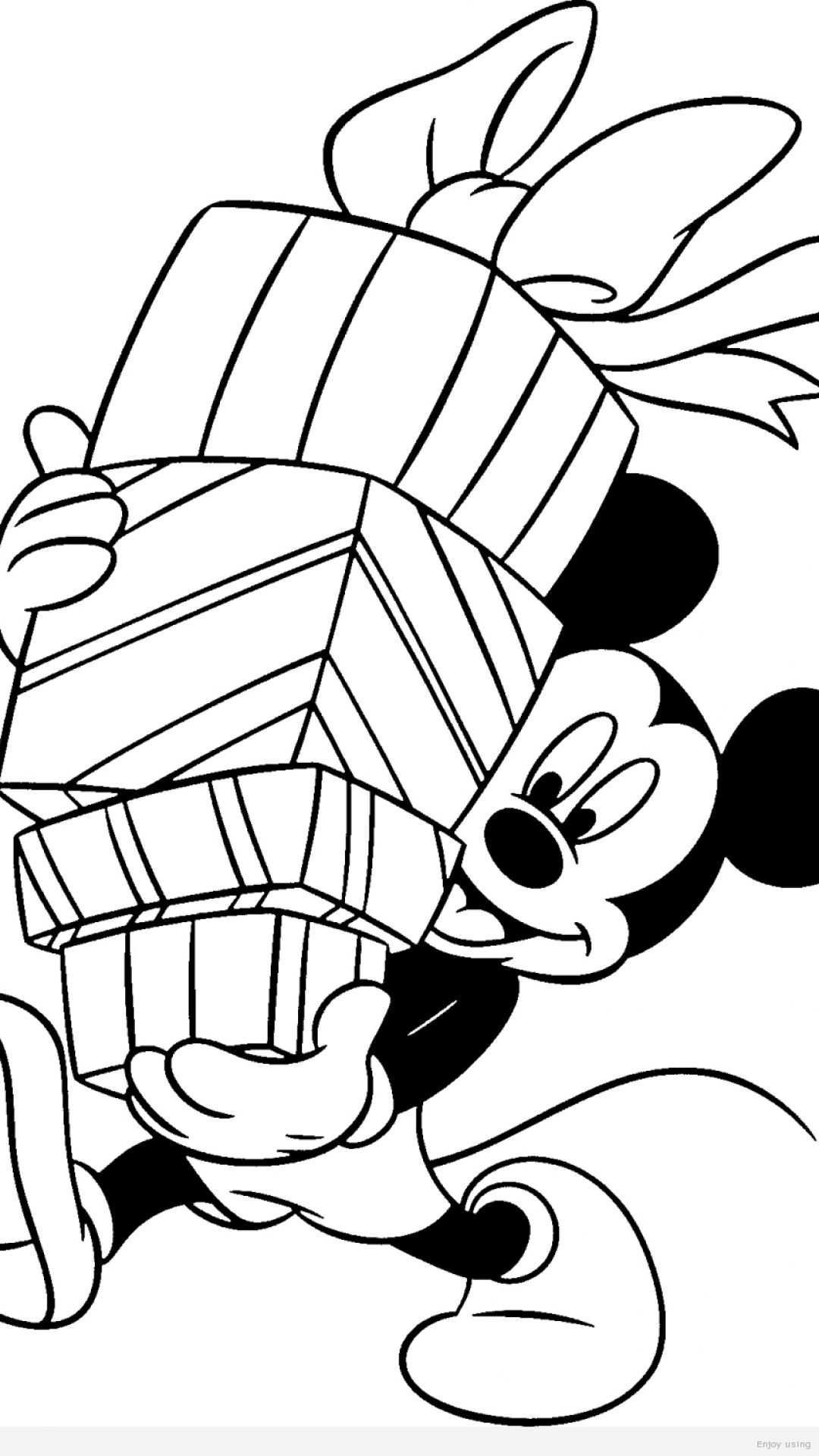 1080x1920 Free Disney Christmas Coloring Pages Timykids