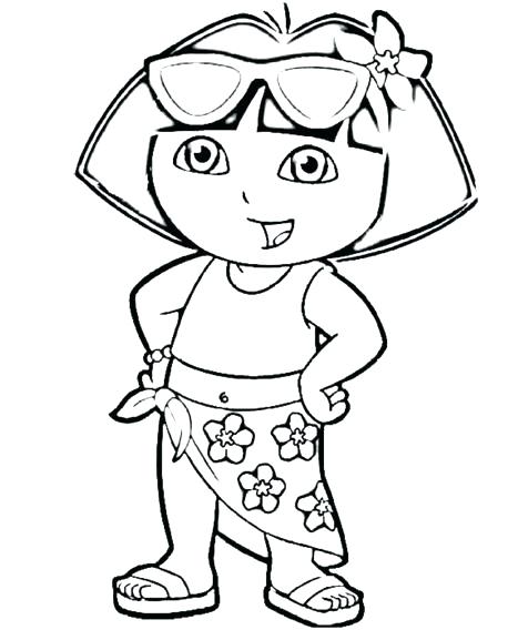 467x568 Dora The Explorer Coloring Sheets Free Coloring Pages Free