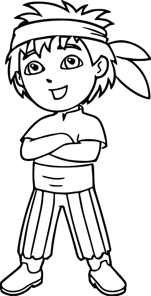 618x1209 Free Dora Coloring Pages Free Coloring Pages Kid The Explorer Man
