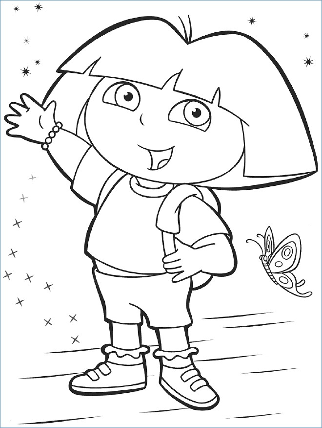 660x875 Lion The Acrobat Dora The Explorer Coloring Page