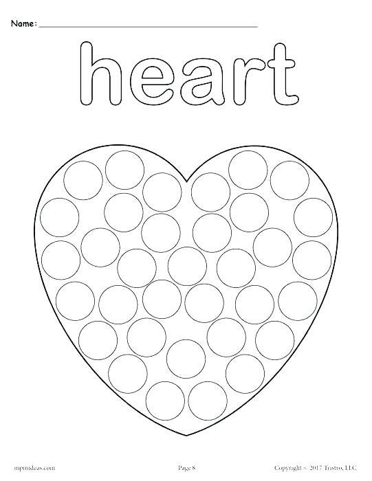 541x700 Dot Coloring Pages