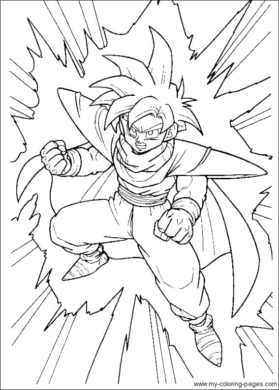 567x794 Free Dragon Ball Z Coloring Pages Z Coloring Pages Color Pages
