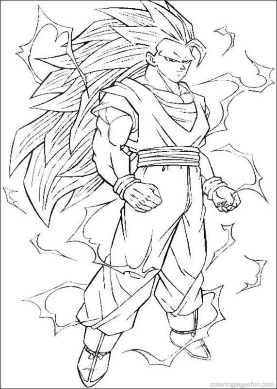 571x800 Dragon Ball Z Coloring Pages Dragonball Z Coloring Pages