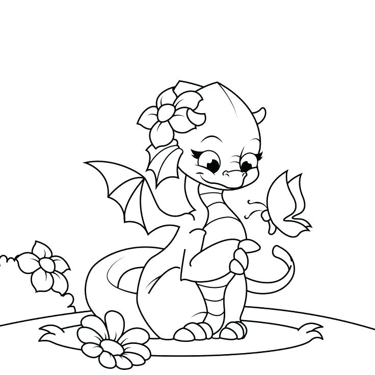 736x736 Printable Dragon Coloring Pages Icontent
