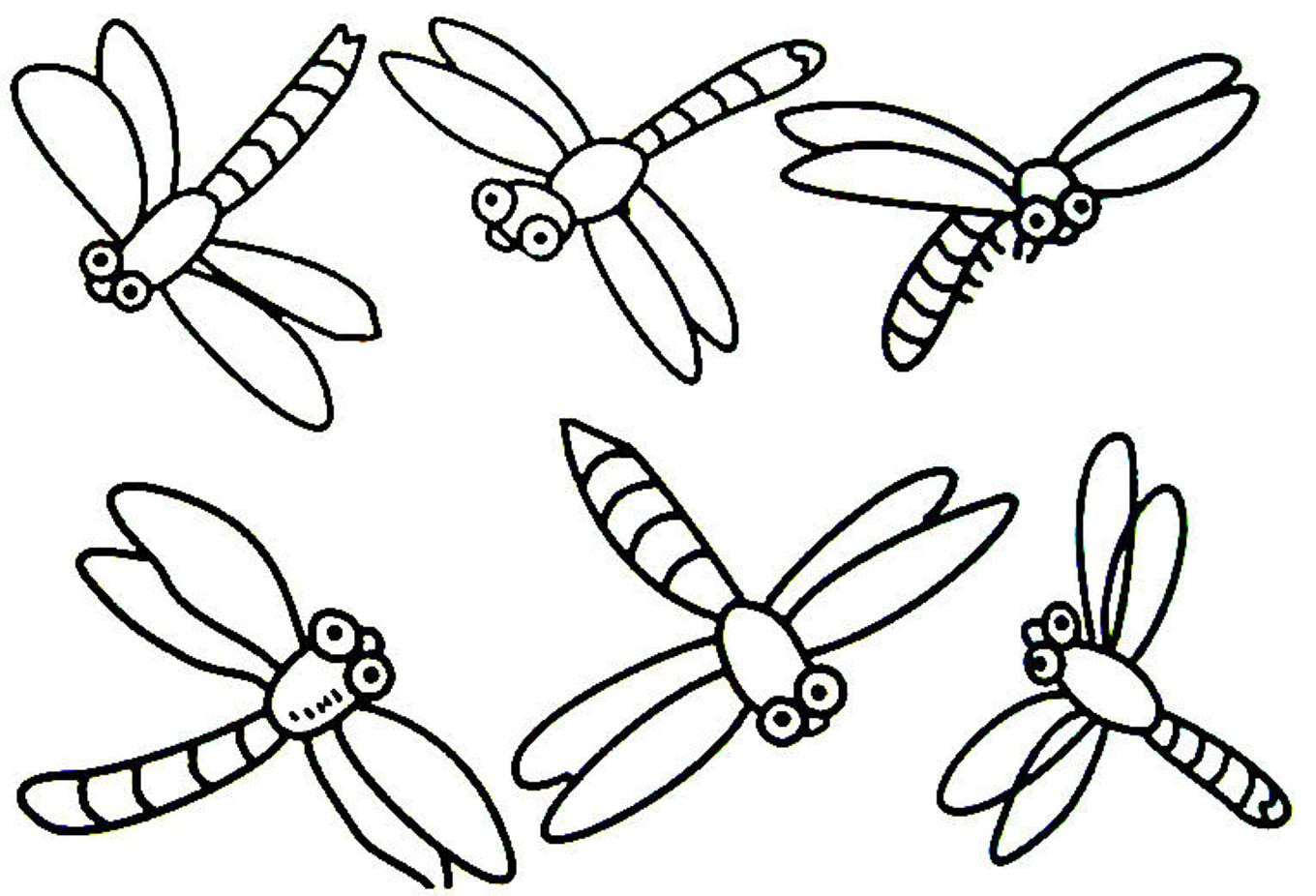1360x926 Fresh Dragonfly Coloring Pages Free Printable