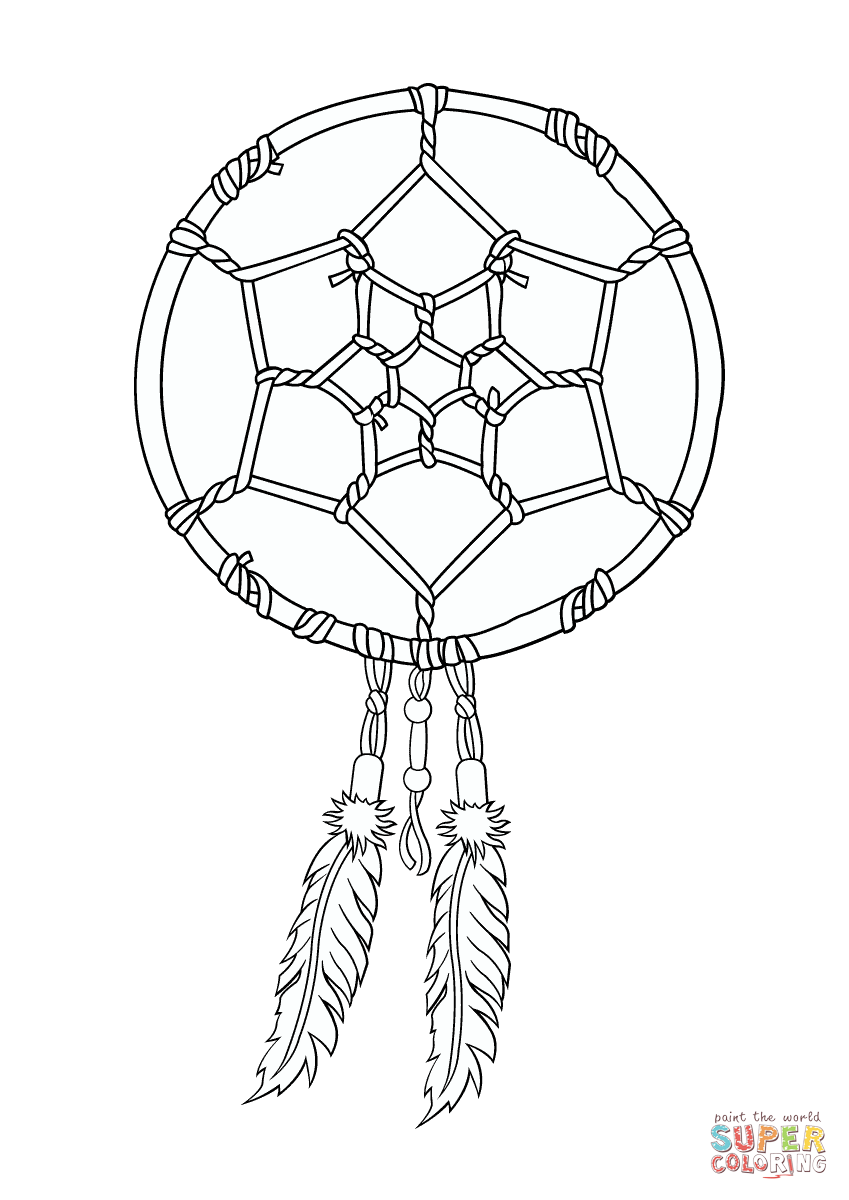 849x1200 Dream Catcher Coloring Pages To Download And Print For Free