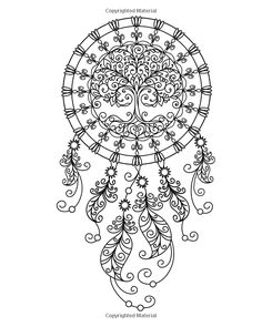 236x295 Free Adult Coloring Page Dream Catcher With Quote