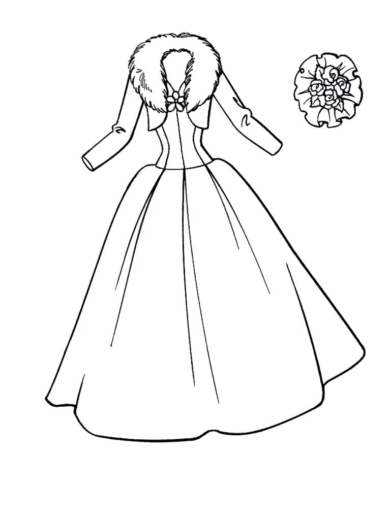 767x1024 Dress Coloring Page Elegant Dress Coloring Pages On Coloring Pages