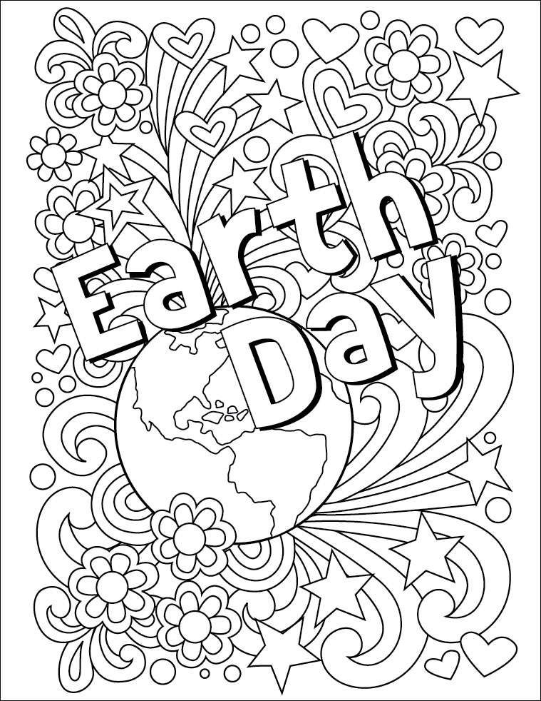 759x982 Earth Day Coloring Sheets Earth Day Coloring Pages For Adults