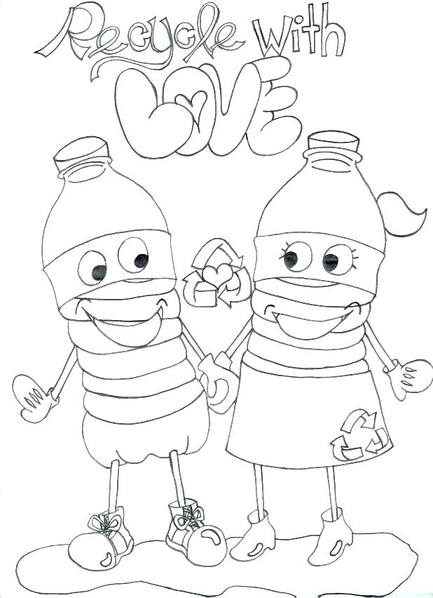 618x852 Recycle Coloring Pages Free Earth Day Coloring Pages Free