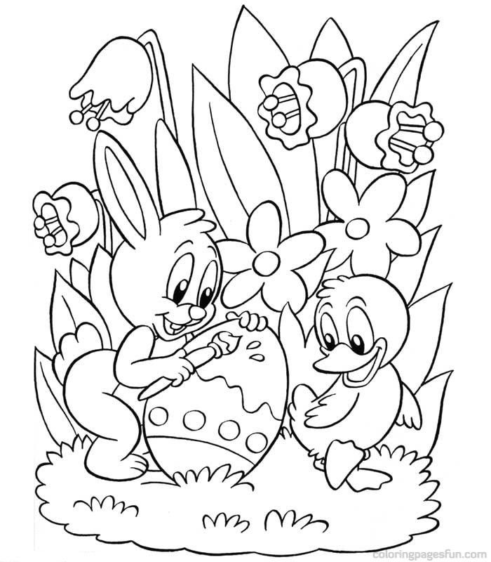 700x800 Classy Idea Happy Easter Coloring Pages Printable Free For Kids