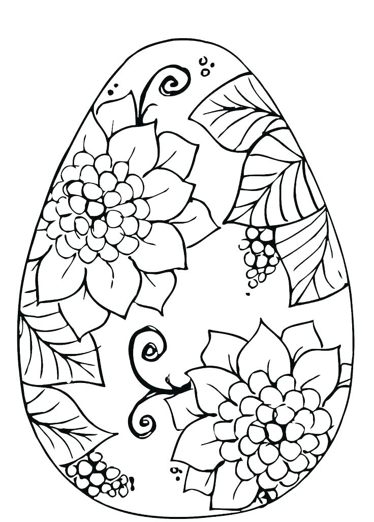736x1025 Easter Egg Coloring Page Basket Coloring Pages To Print Egg
