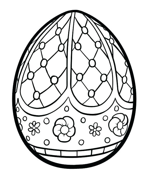 585x704 Easter Egg Coloring Page Egg Coloring Page Printable Egg Template