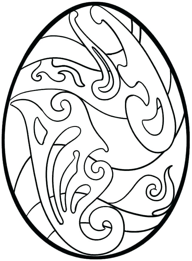 642x872 Easter Egg Printable Coloring Sheets