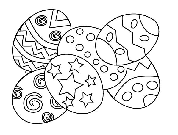 598x454 Free Printable Easter Eggs Coloring Pages Free Printable Easter