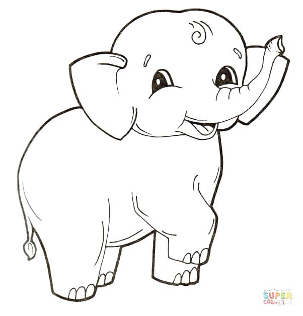 602x628 Elephant Coloring Page Amazing Coloring Pages Of Elephants