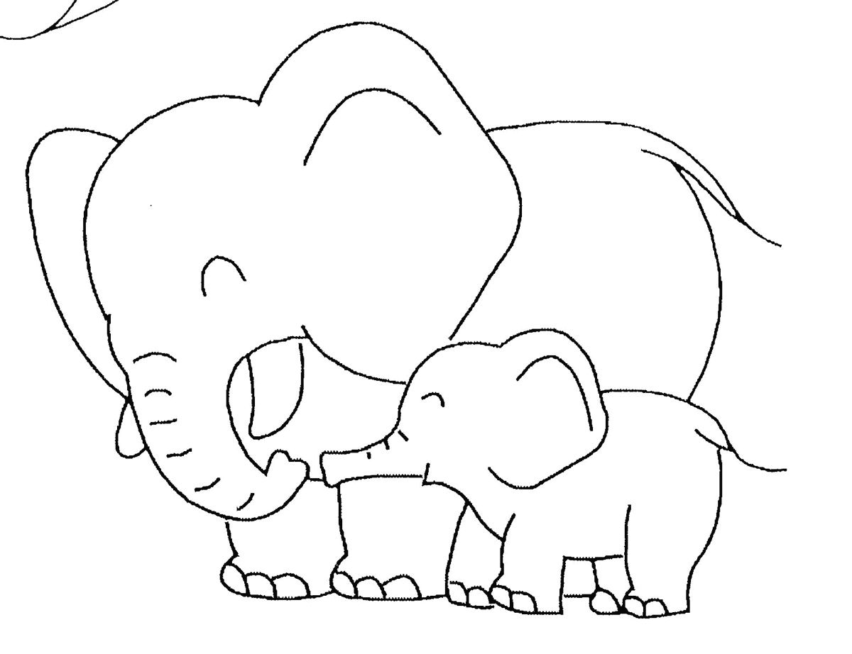 1200x922 Cool Elephant Coloring Pictures Ideas For Your Unknown Free