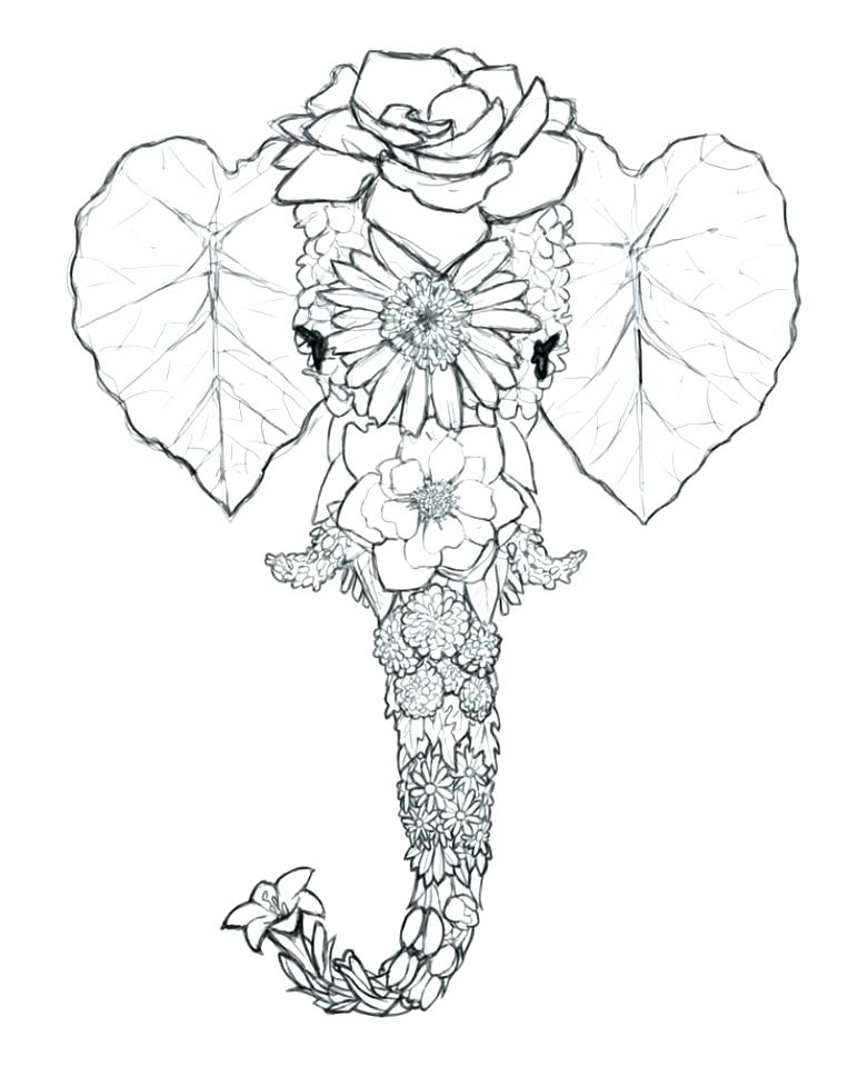 772x960 Coloring Pages Elephant Inspiring Cute Elephant Coloring Pages