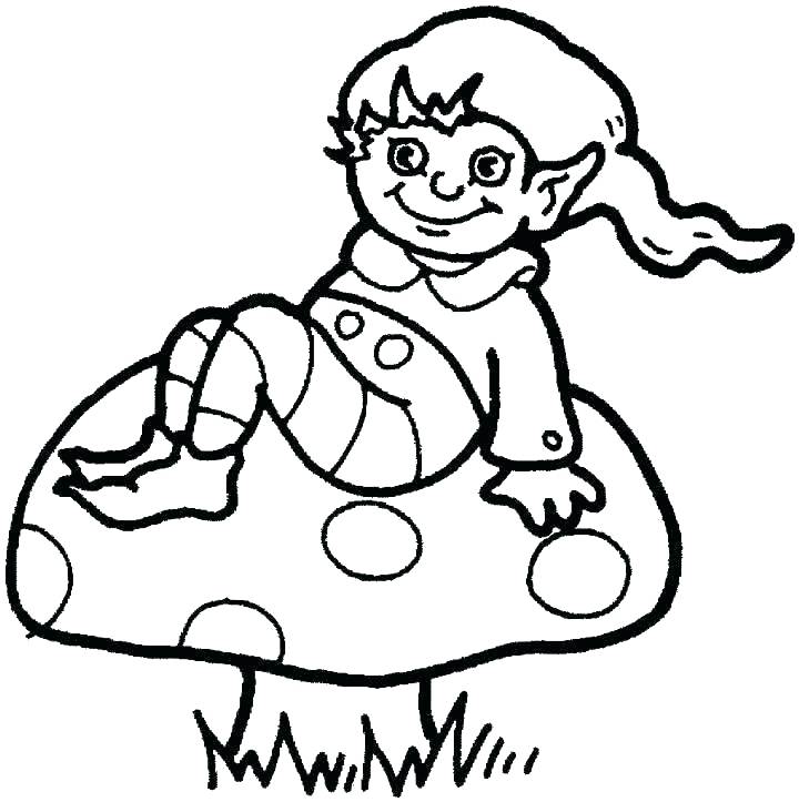 720x723 Elf Coloring Page Elf Coloring Sheet Elf Coloring Page Elves