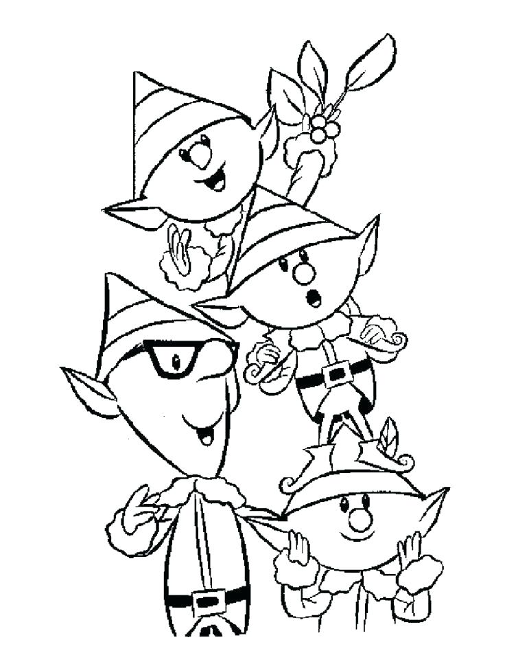 736x951 Elf Coloring Pages Elf Coloring Page Inspirational Free Coloring