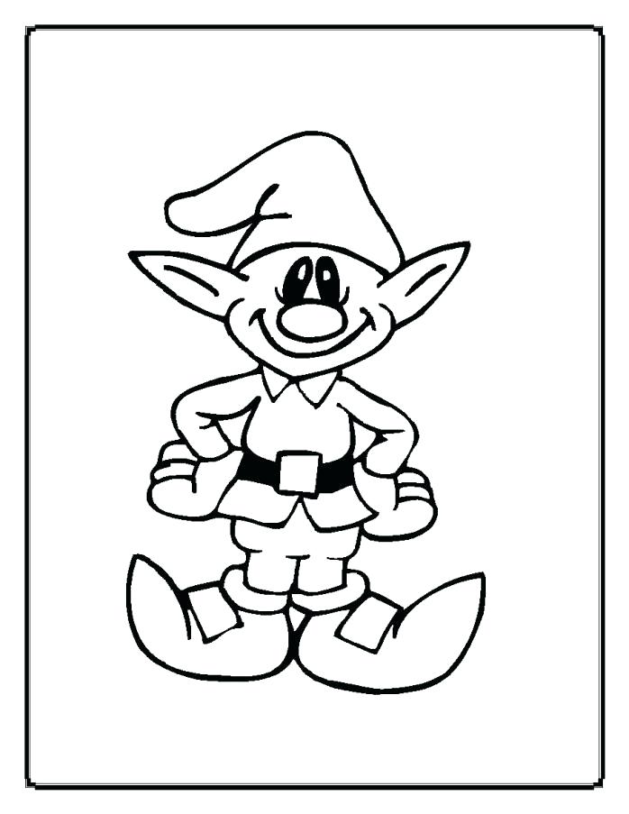 Free Elf Coloring Pages at GetDrawings | Free download